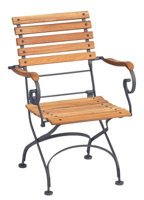 Classic Armchair chair foldable with armrests Weishäupl